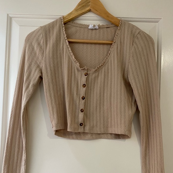 Cotton On Sweaters - COTTON ON Tan Cardigan XS